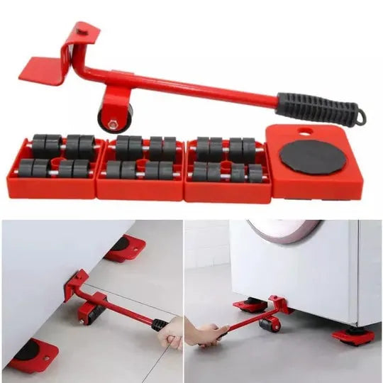 (5 In 1) Heavy Furniture Move Tool Transport Lifter Shifter Moving Tool