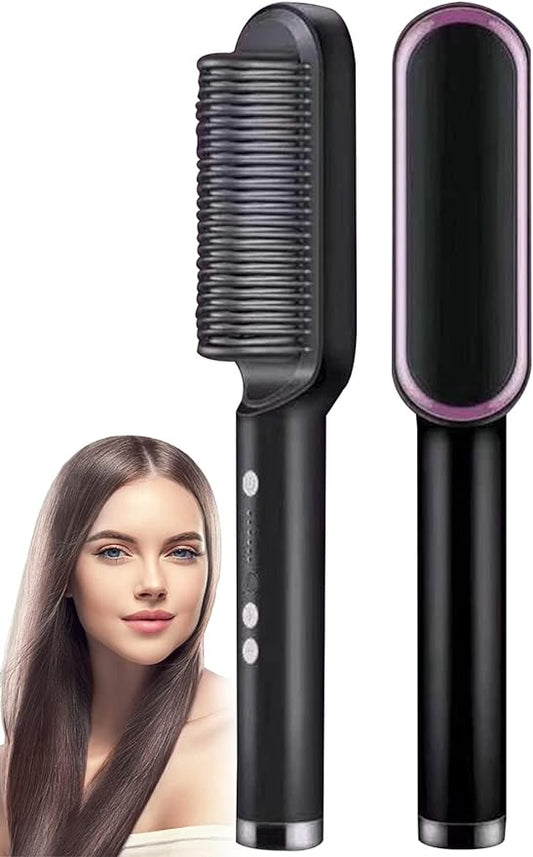 Hair Straightening Comb/brush, Curling Comb Dual-purpose Hair Straightener(Randon Color)